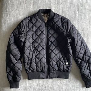 Black billabong bomber jacket
